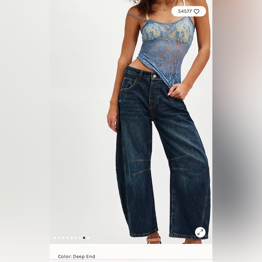 We the free good luck Barrel Jean LIKE NEW sz 31